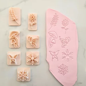 Botanical Leaf Clay Stamp – Clay Dough Cutters