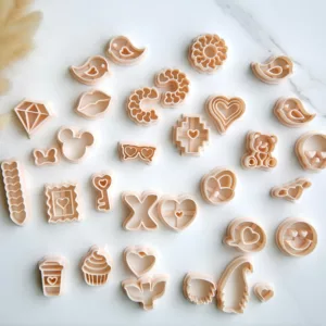 Valentines Gnome Clay Cutter (3 Piece Set) – Clay Dough Cutters