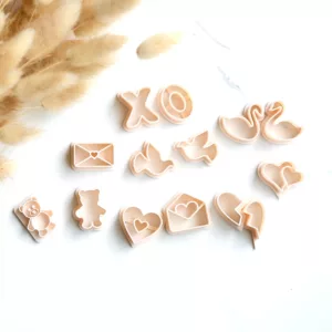 Valentine's Day Mini Stud Clay Cutter Collection (13 Cutters) – Clay Dough  Cutters