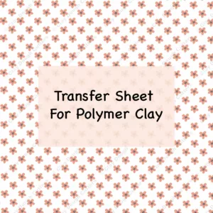 Floral Transfer Sheet For Polymer Clay – Clay Dough Cutters
